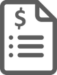 Document with a dollar sign icon