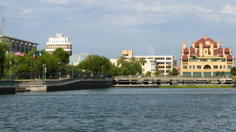 Downtown Stockton waterfront